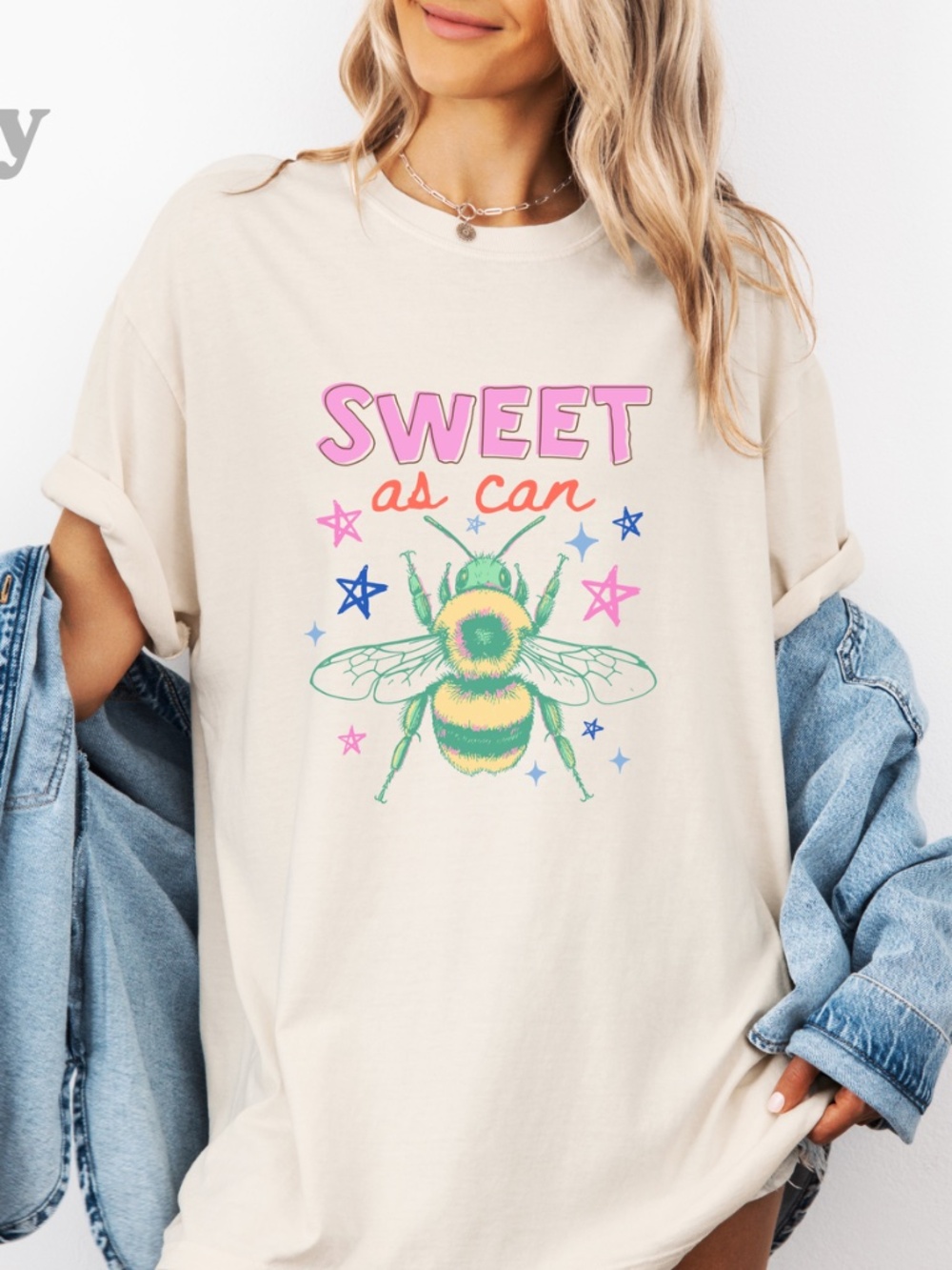 Sweets as Can Bee Women T-shirt-Summer T-shirt